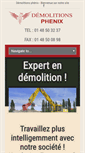 Mobile Screenshot of demolitions-phenix.fr